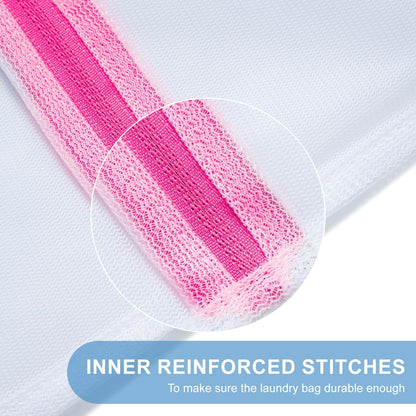 Laundry Bags Mesh Wash Bag for Intimates Lingerie and Delicates, 5Pcs (1XL,2L,2M)